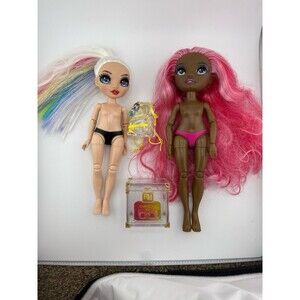 Rainbow High Lot Daria Roselyn and Amaya Raine series 2 with accessories